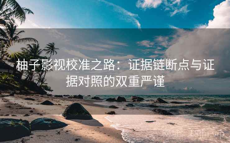 柚子影视校准之路：证据链断点与证据对照的双重严谨
